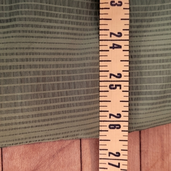 Nau Lime Green Striped Hooded Lightweight Jacket Size M - Picture 8 of 14